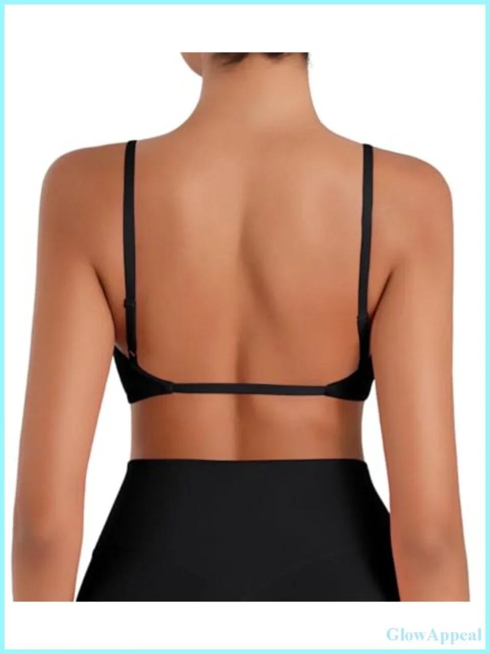 Adjustable Spaghetti Strap Low Impact Sports Bra with Removable Pads